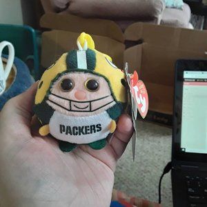 TY Green Bay Packers Key Chain